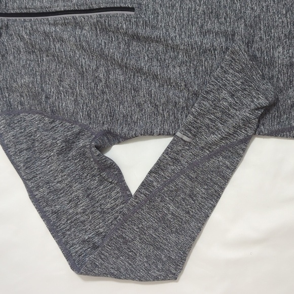 Nike Dri-Fit Running 1/4 Zip Mock Neck Pullover, Color Heathered Gray Size XS - Picture 7 of 16